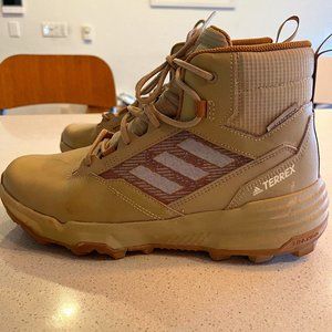 ADIDAS TERREX UNITY LEATHER MID RAIN.RDY HIKING SHOES Size 10 Mens